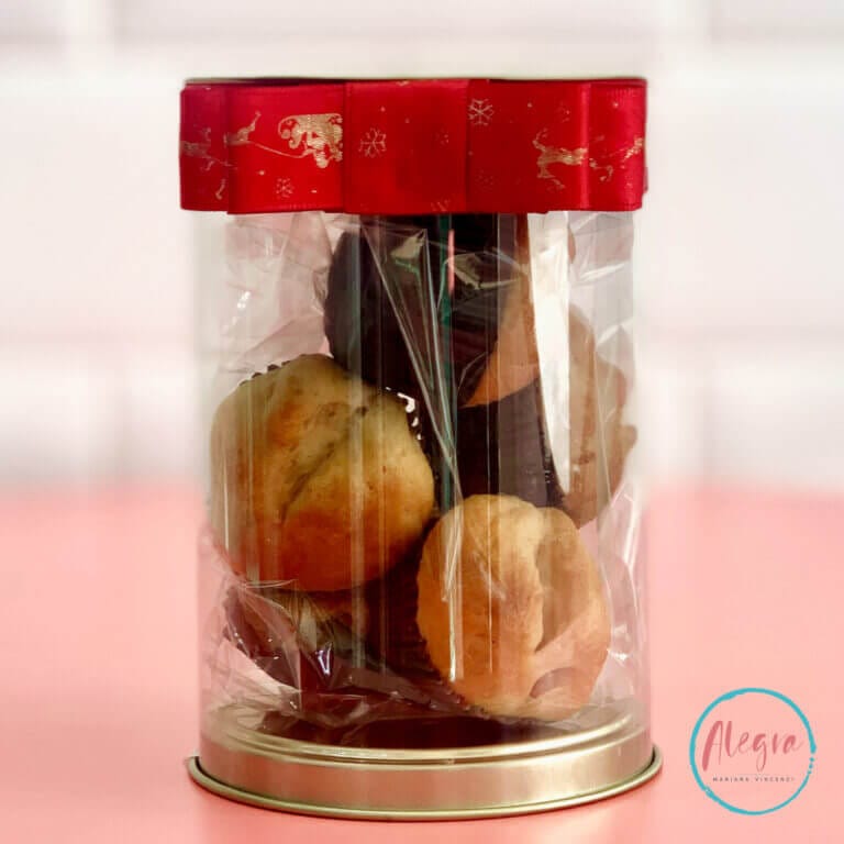 Tubolata de Cuptones da Coleção de Bolos de Natal da Alegra