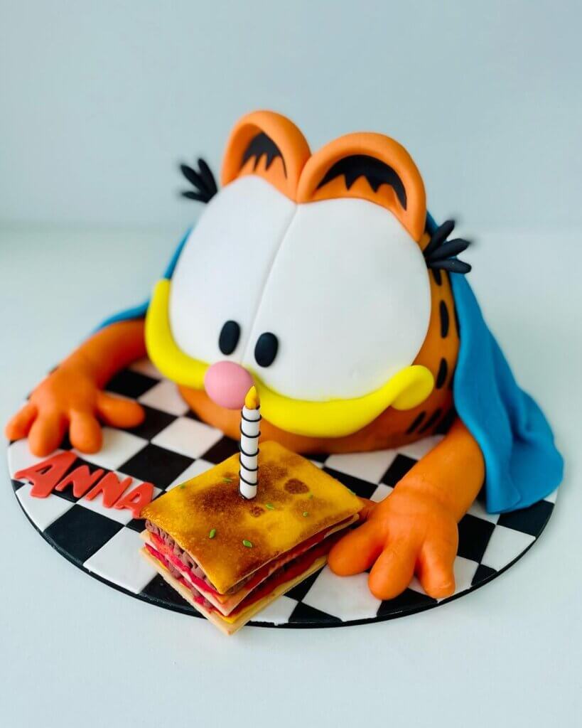 Bolo 3D Garfield